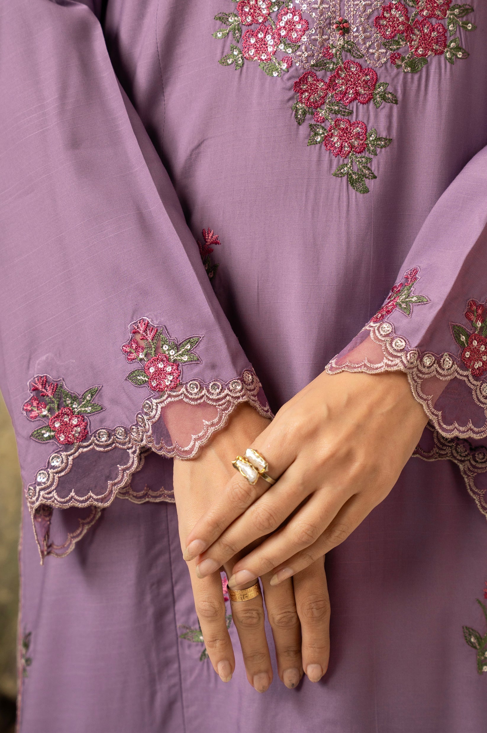 Zeen-EMBROIDERED COTTON NET 04