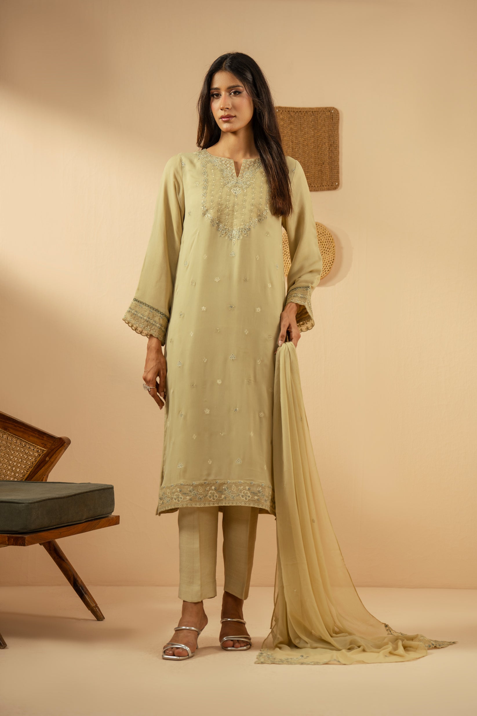 Zeen-EMBROIDERED CHIFFON 07