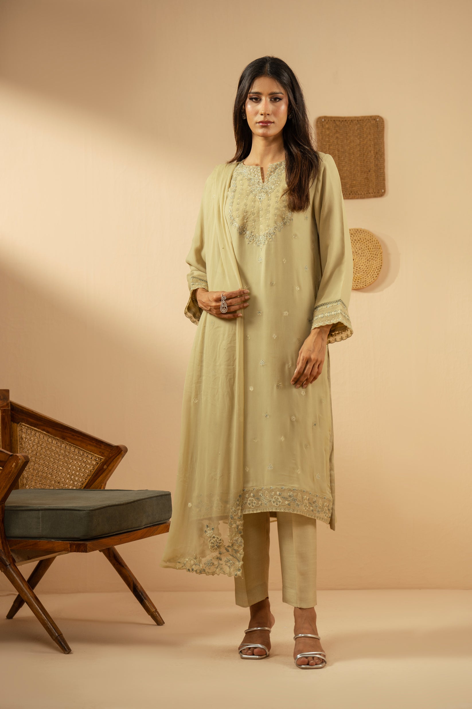 Zeen-EMBROIDERED CHIFFON 07