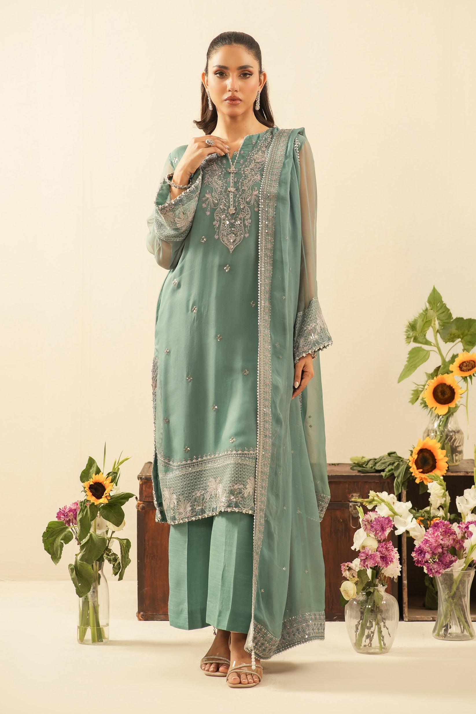 Zeen-EMBROIDERED CHIFFON 06