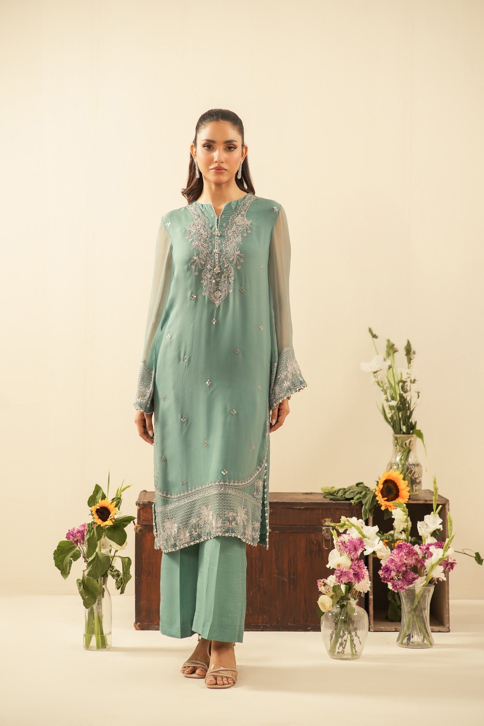 Zeen-EMBROIDERED CHIFFON 06