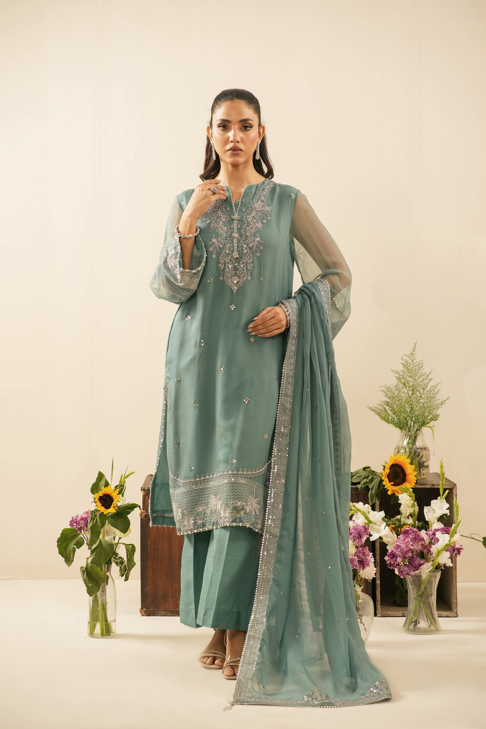 Zeen-EMBROIDERED CHIFFON 06