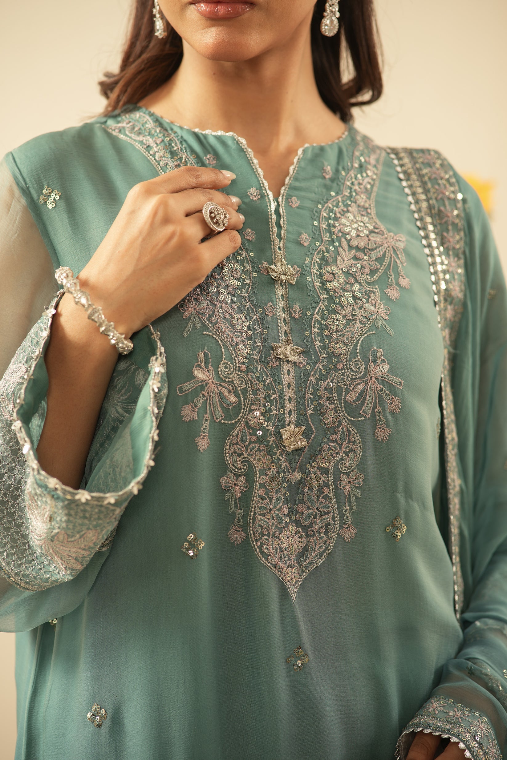 Zeen-EMBROIDERED CHIFFON 06