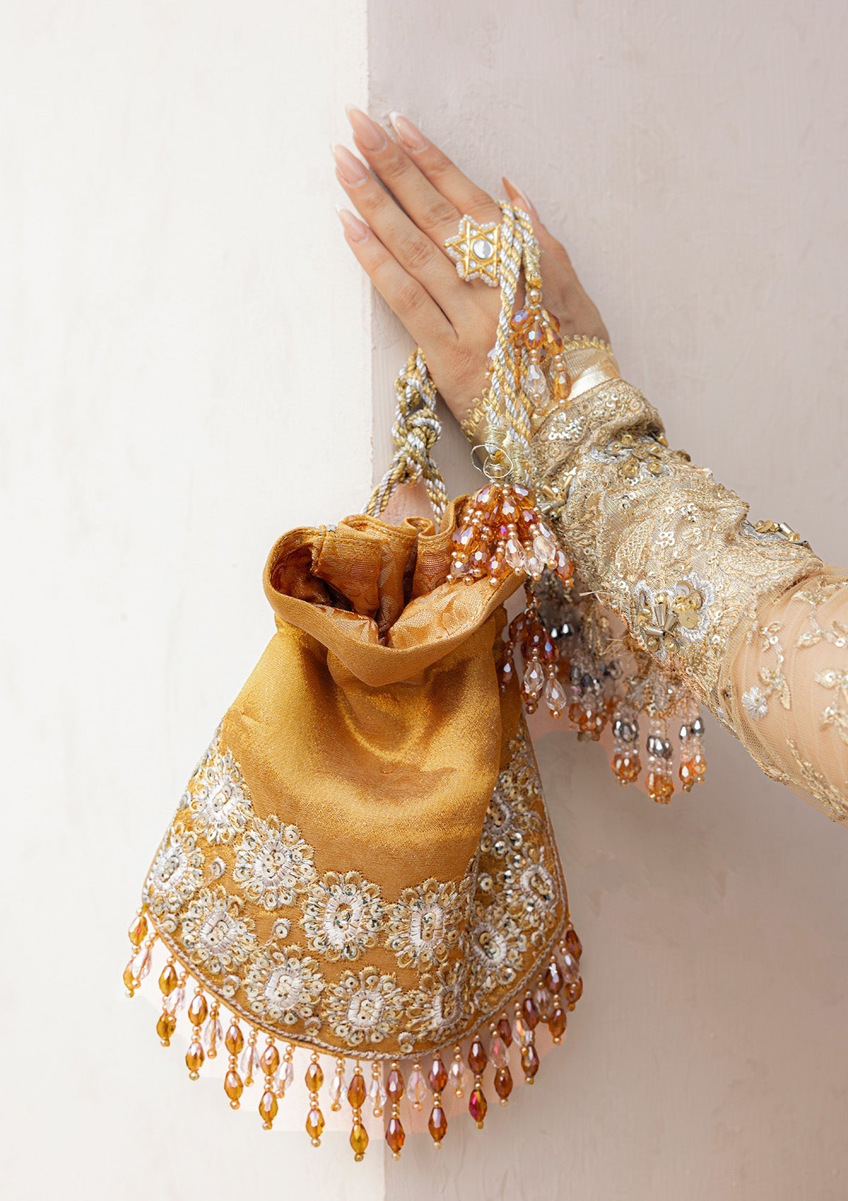 Aik - WEDDING FESTIVE 25 - VOL. 2 - GOLD TISSUE POTLI