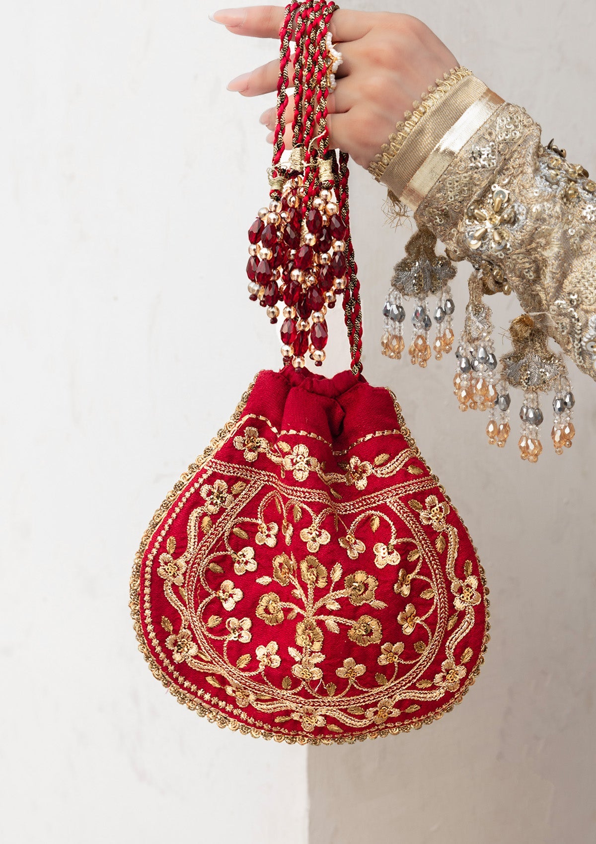 Aik - WEDDING FESTIVE 25 - VOL. 2 - RED SILK POTLI