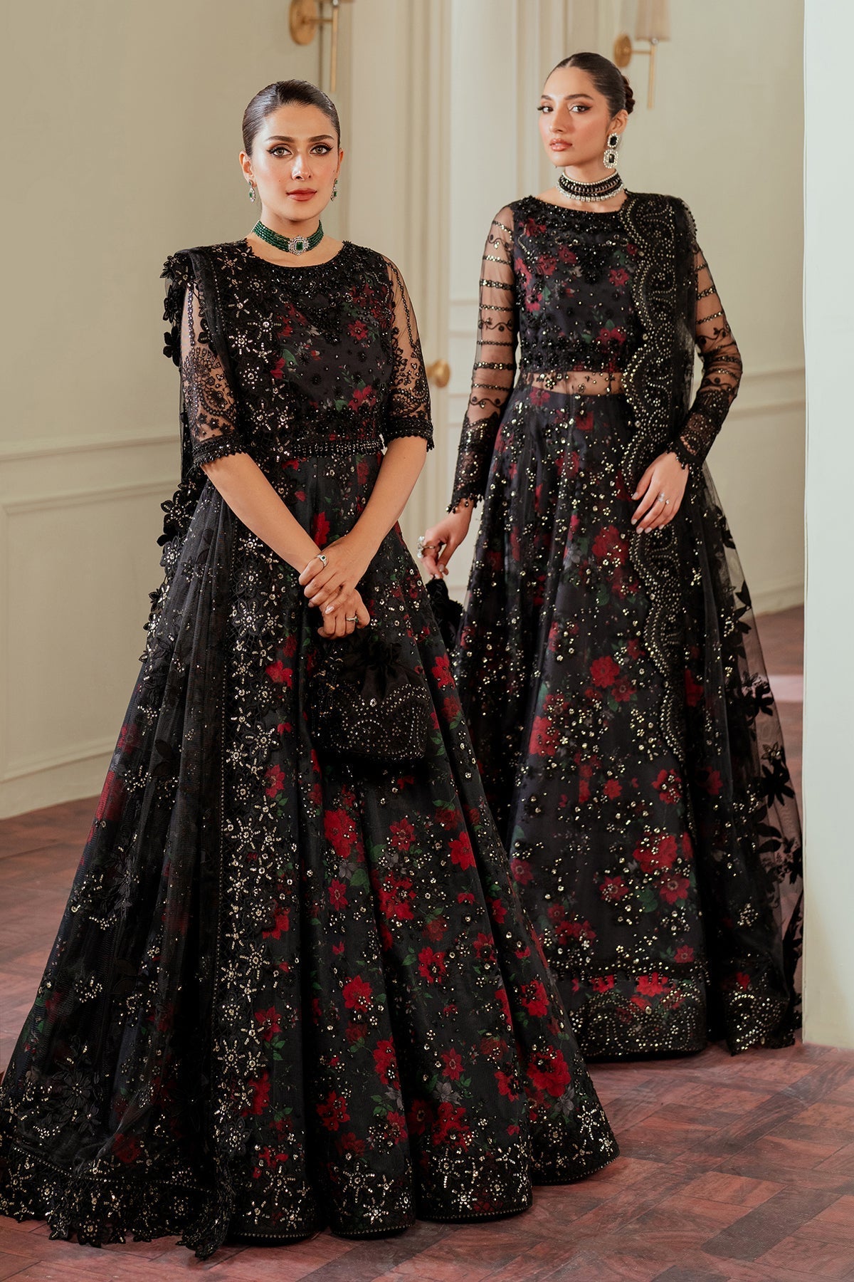Baroque - Embroidered Net CH13 - 05 - SaviiFashion.com