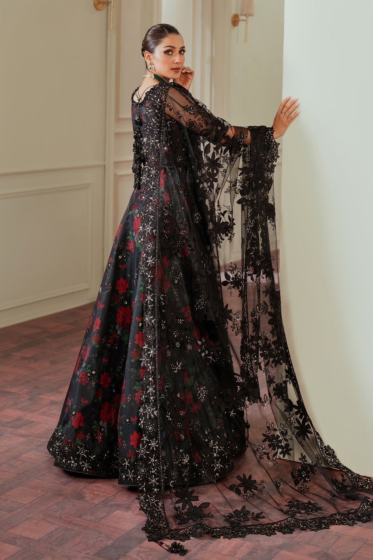 Baroque - Embroidered Net CH13 - 05 - SaviiFashion.com