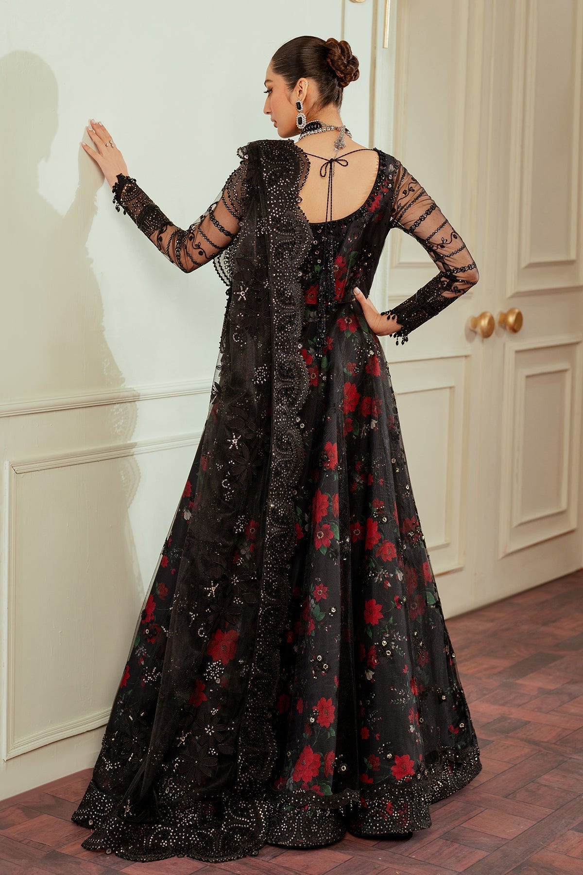 Baroque - Embroidered Net CH13 - 05 - SaviiFashion.com
