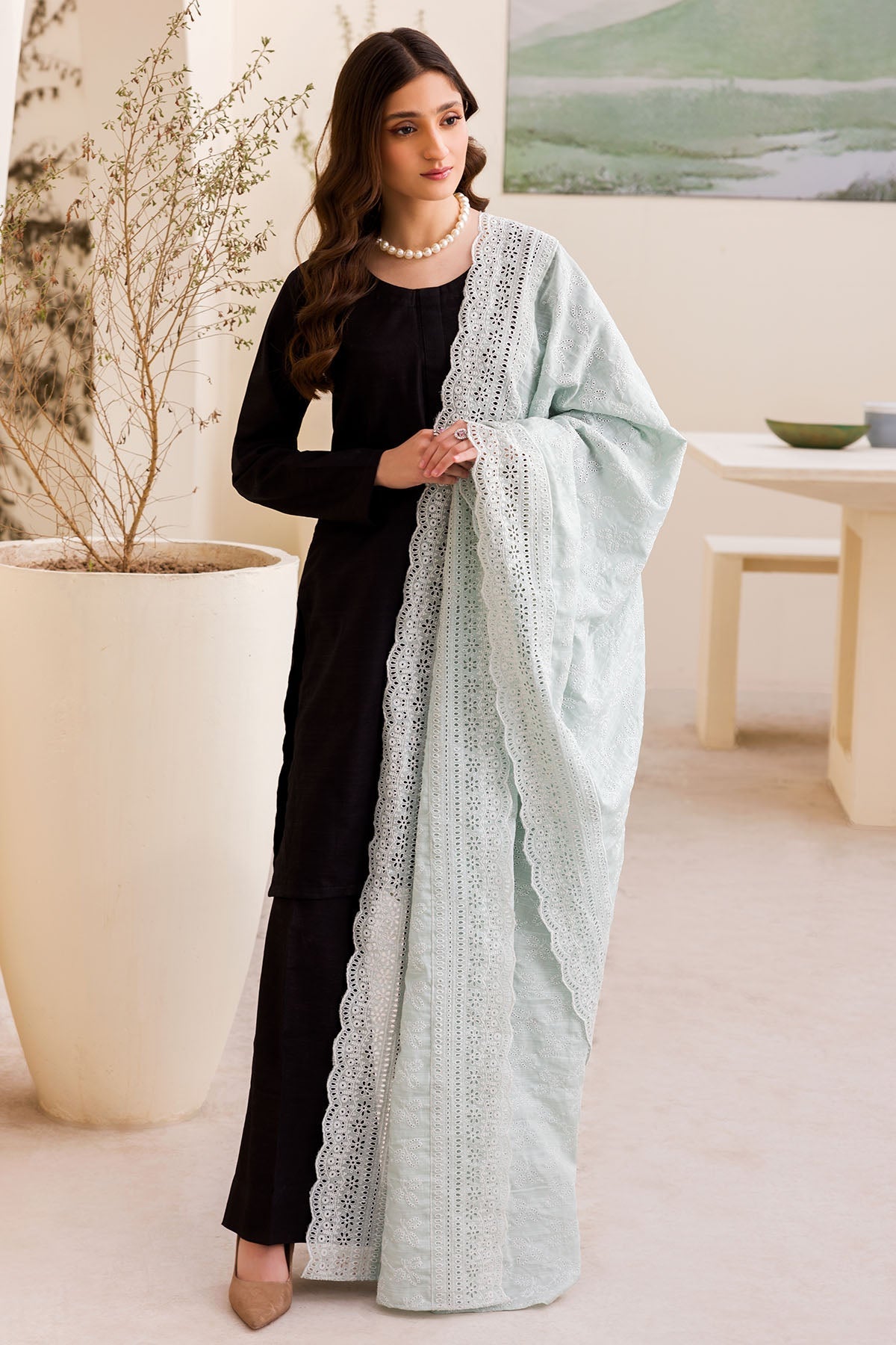Motifz - 4507 Emma Khaddar Shawl - SaviiFashion.com