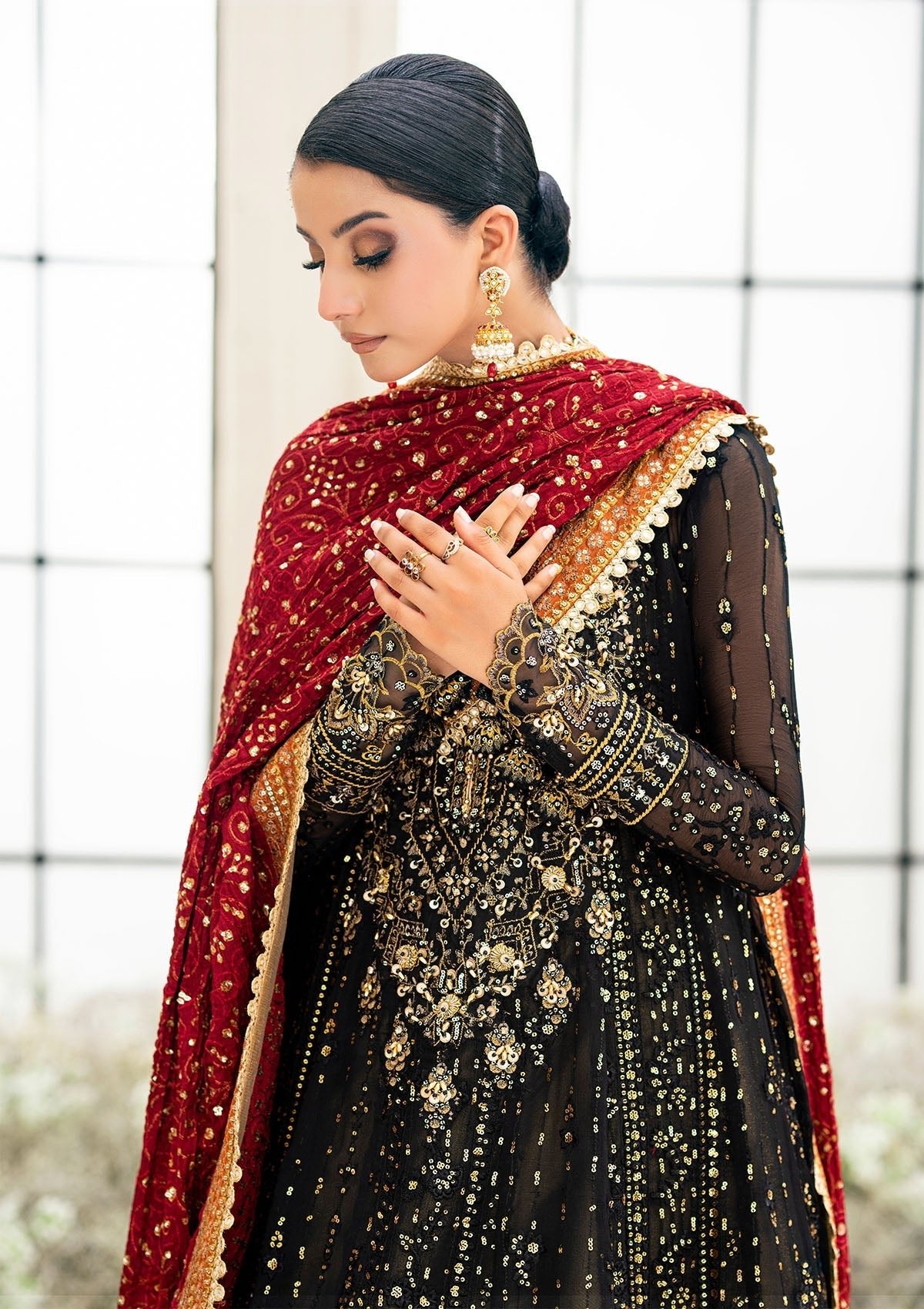 Aik - WEDDING FESTIVE '23 VOL. 2 - LOOK 01 - SaviiFashion.com