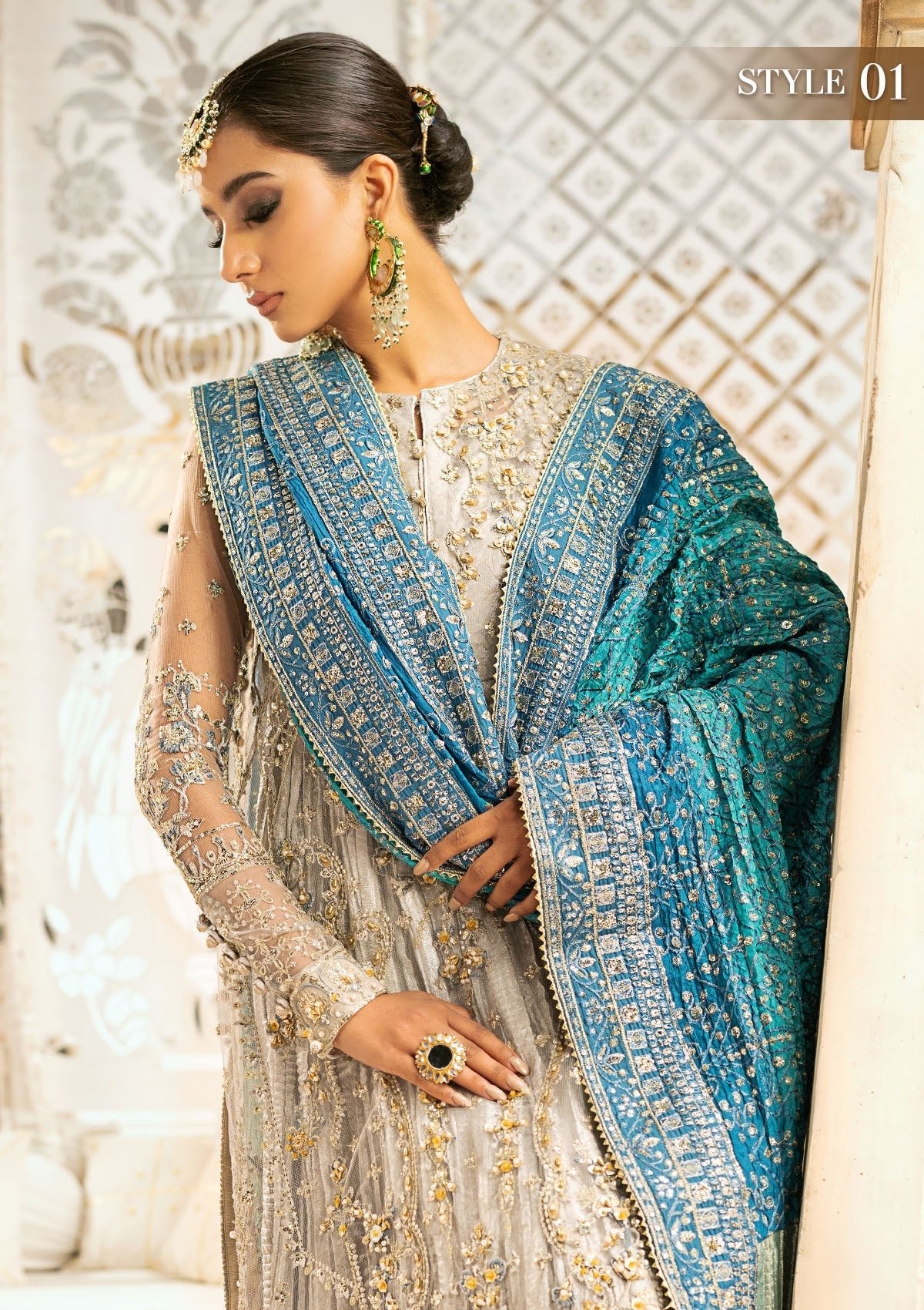 Aik - WEDDING FESTIVE '24 VOL. 1 - LOOK 10 - SaviiFashion.com