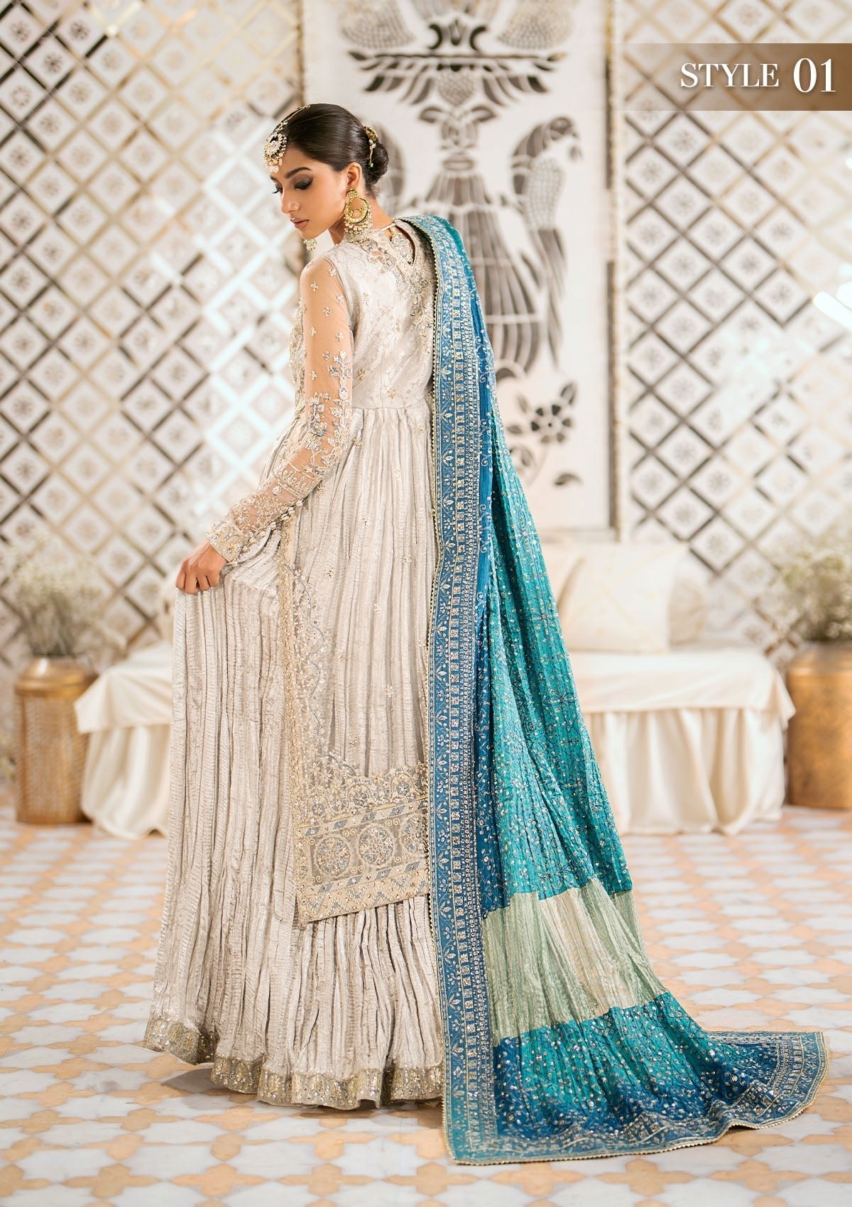 Aik - WEDDING FESTIVE '24 VOL. 1 - LOOK 10 - SaviiFashion.com