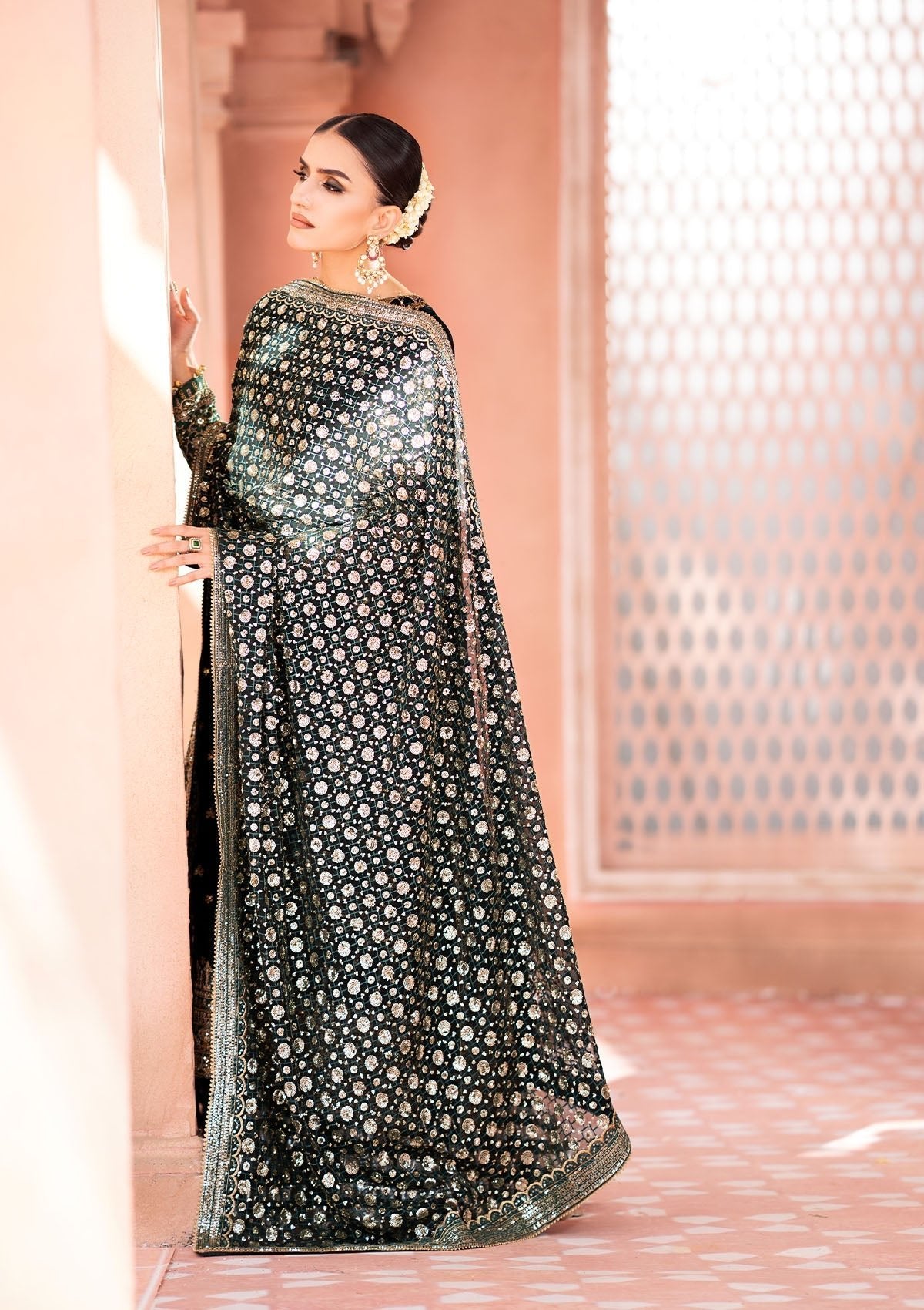 Aik - ZARDOZI Velvet - LOOK 05 - SaviiFashion.com