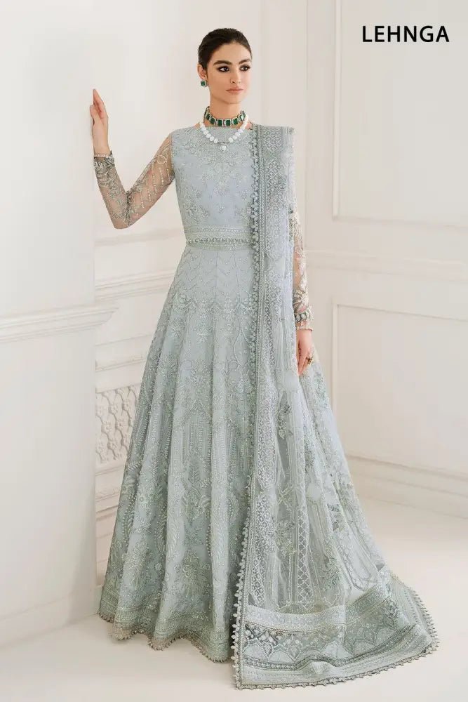 Baroque - 3 Piece Suit - Embroidered Net CH10-05 - SaviiFashion.com