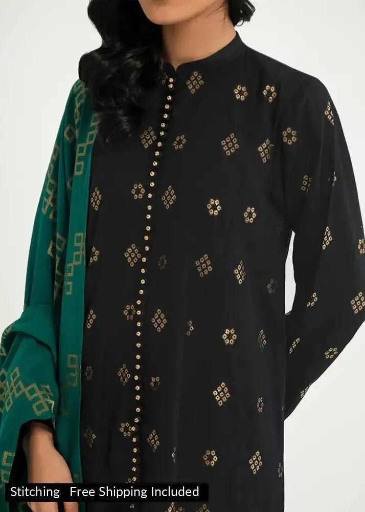 Cross Stitch - 3 Piece Jacquard Collection - Pearl Light - SaviiFashion.com