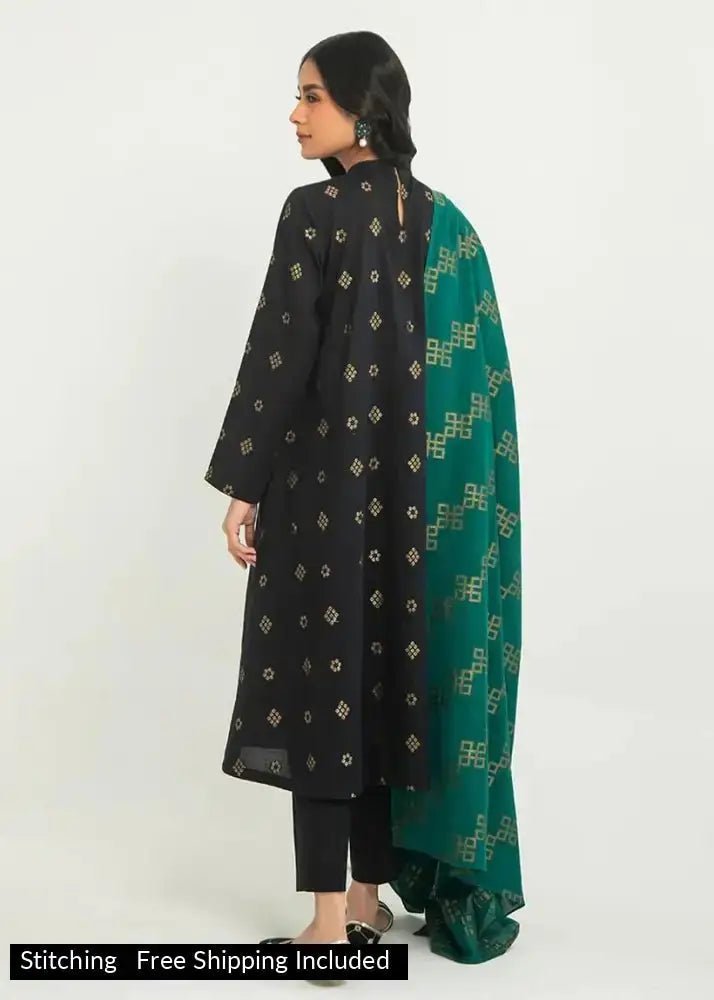 Cross Stitch - 3 Piece Jacquard Collection - Pearl Light - SaviiFashion.com