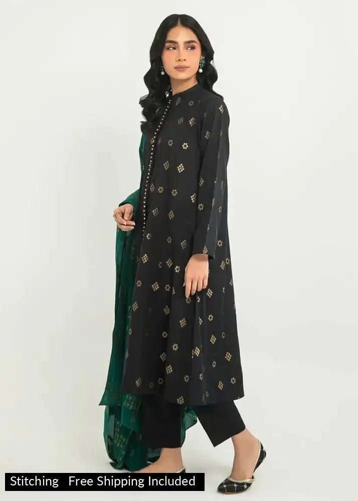 Cross Stitch - 3 Piece Jacquard Collection - Pearl Light - SaviiFashion.com