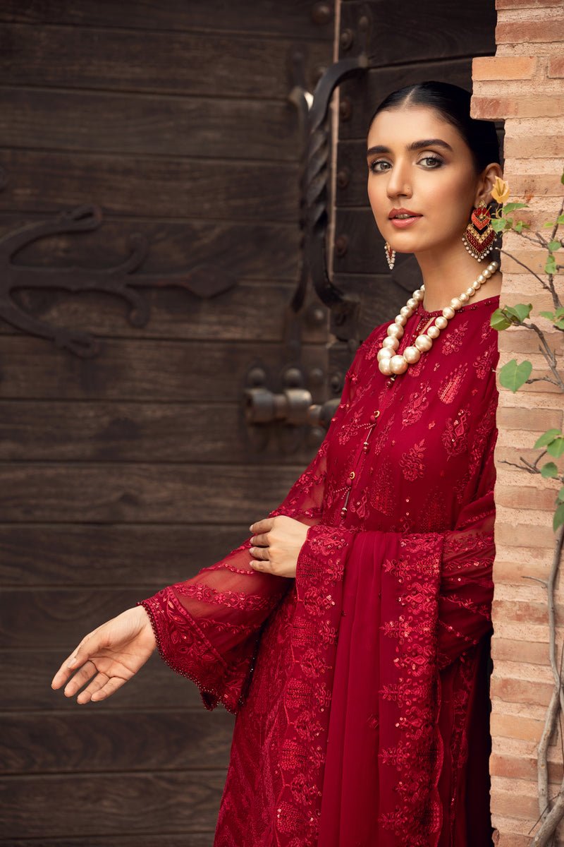Farasha - Crimson - SaviiFashion.com