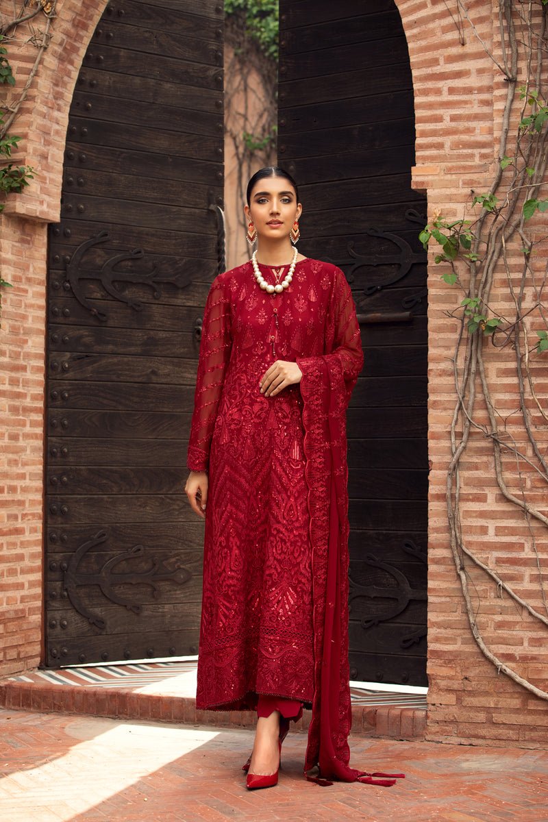 Farasha - Crimson - SaviiFashion.com
