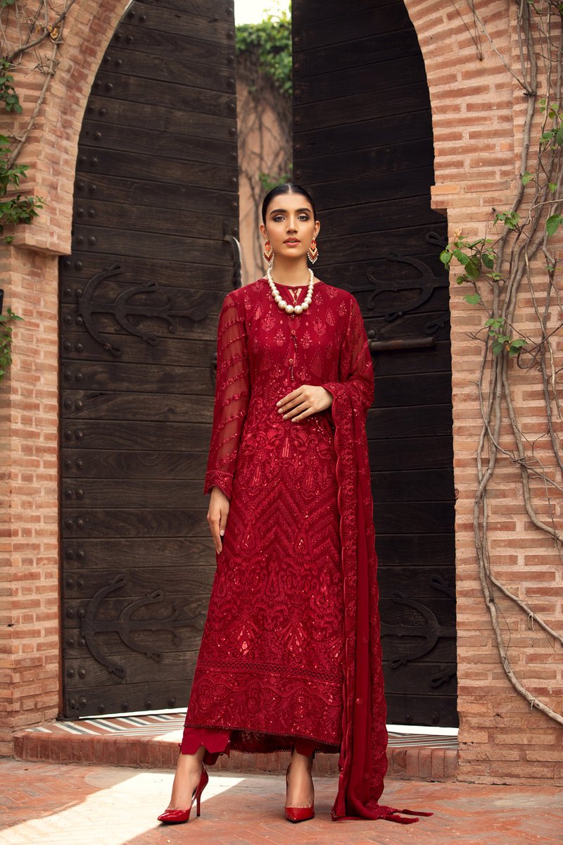 Farasha - Crimson - SaviiFashion.com