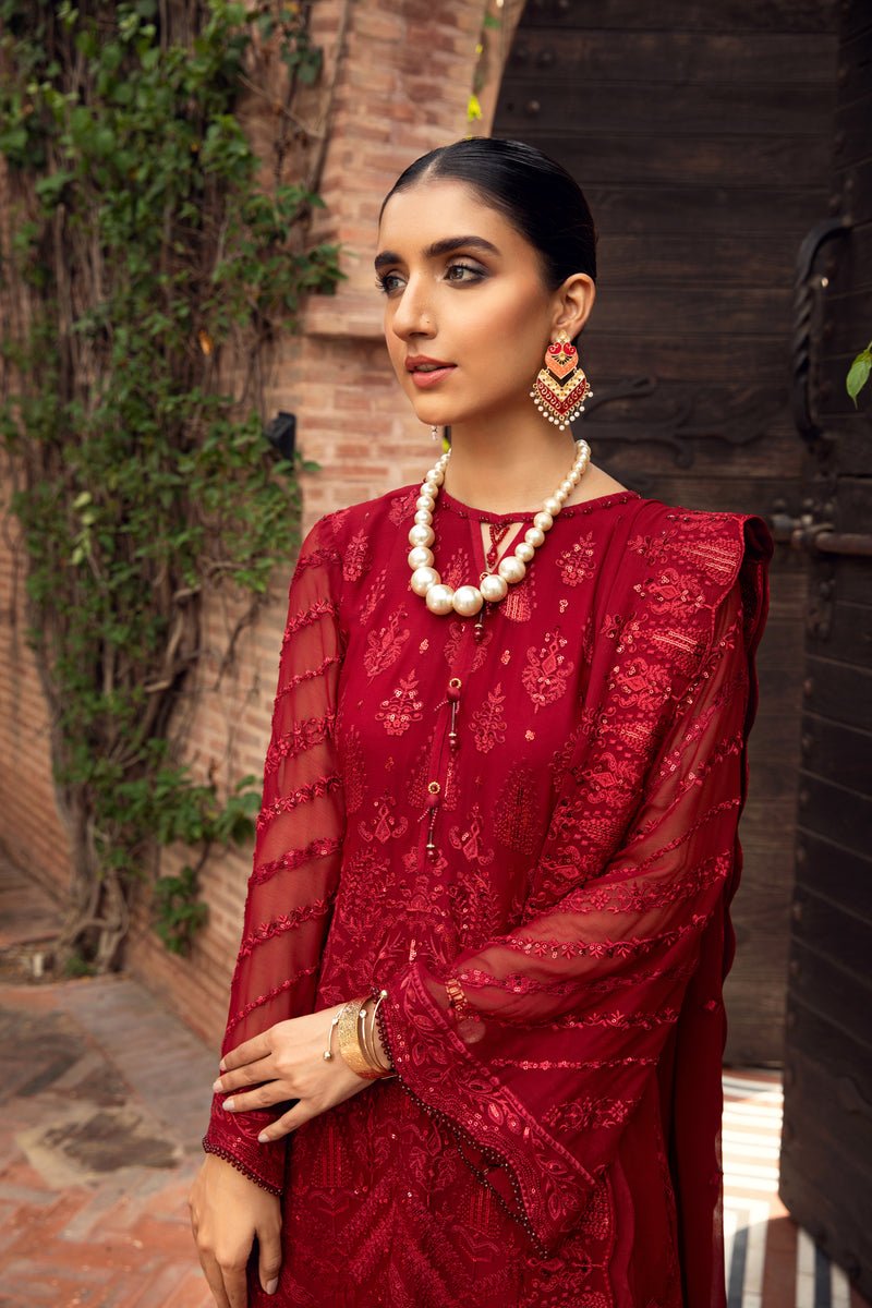 Farasha - Crimson - SaviiFashion.com