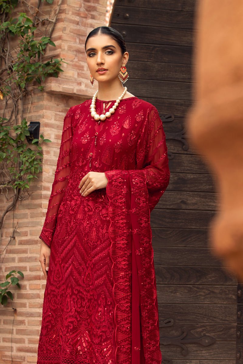 Farasha - Crimson - SaviiFashion.com