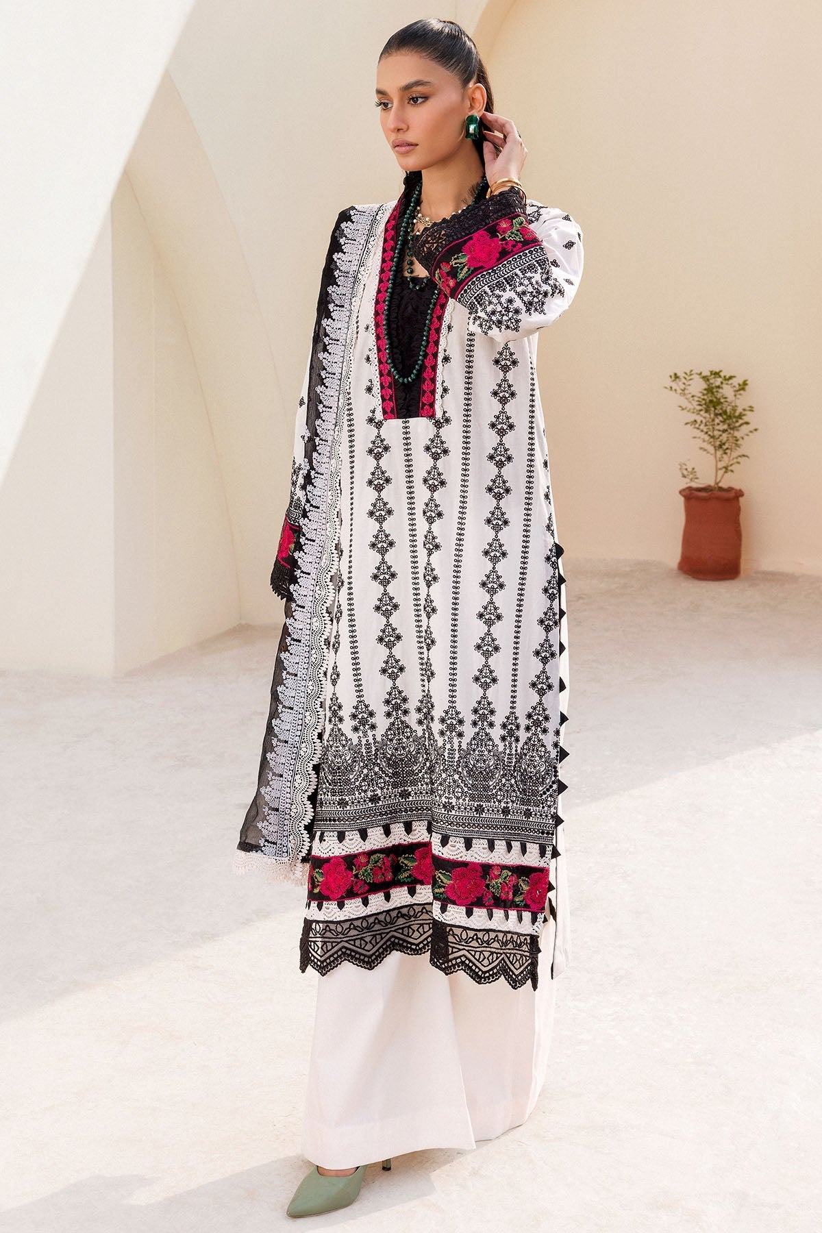 Motifz - 4235 - NAIRA - EMBROIDERED - CAMBRIC - SaviiFashion.com