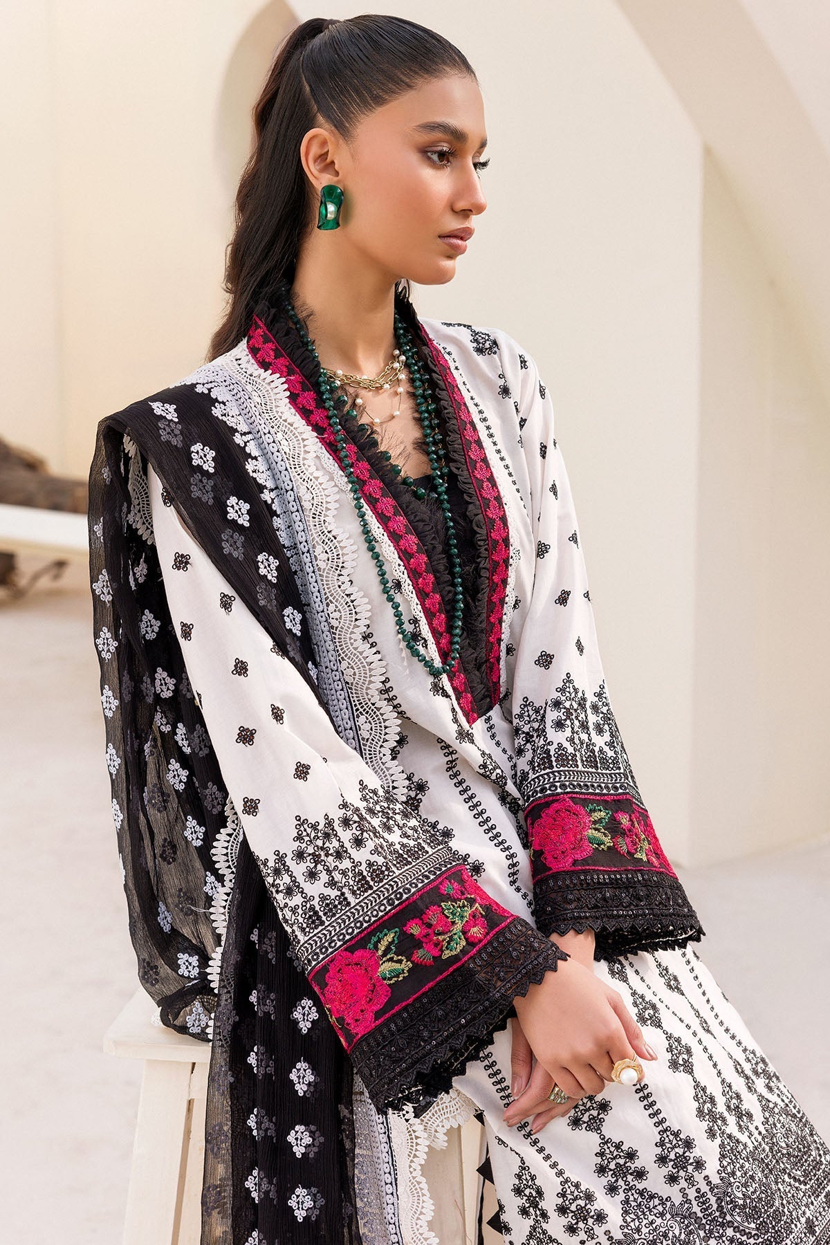 Motifz - 4235 - NAIRA - EMBROIDERED - CAMBRIC - SaviiFashion.com