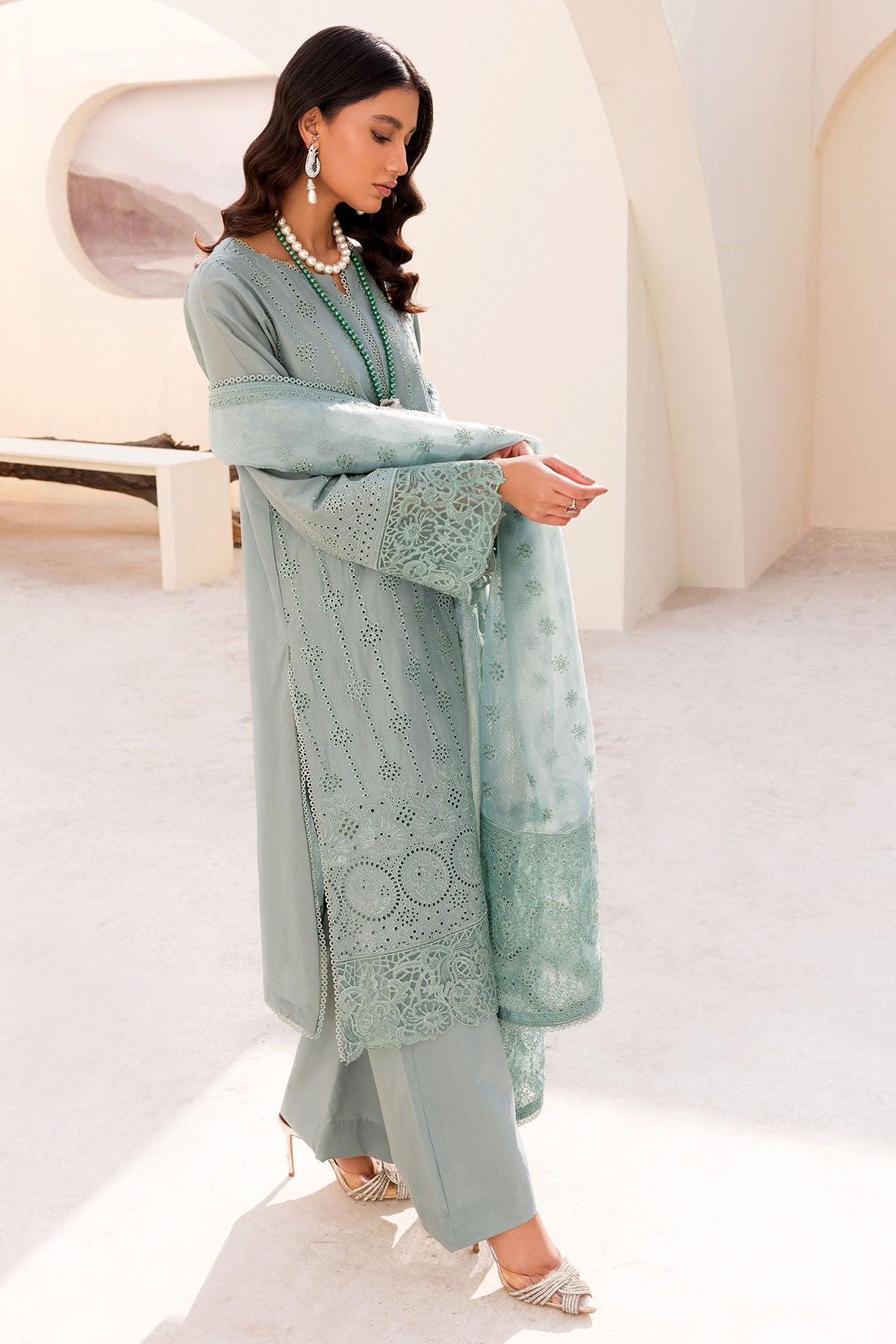 Motifz - 4236 - SARENA - EMBROIDERED - CAMBRIC - SaviiFashion.com