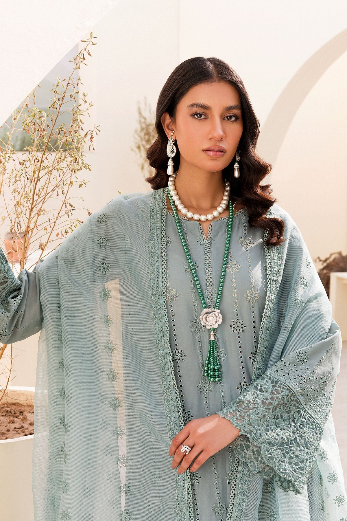 Motifz - 4236 - SARENA - EMBROIDERED - CAMBRIC - SaviiFashion.com