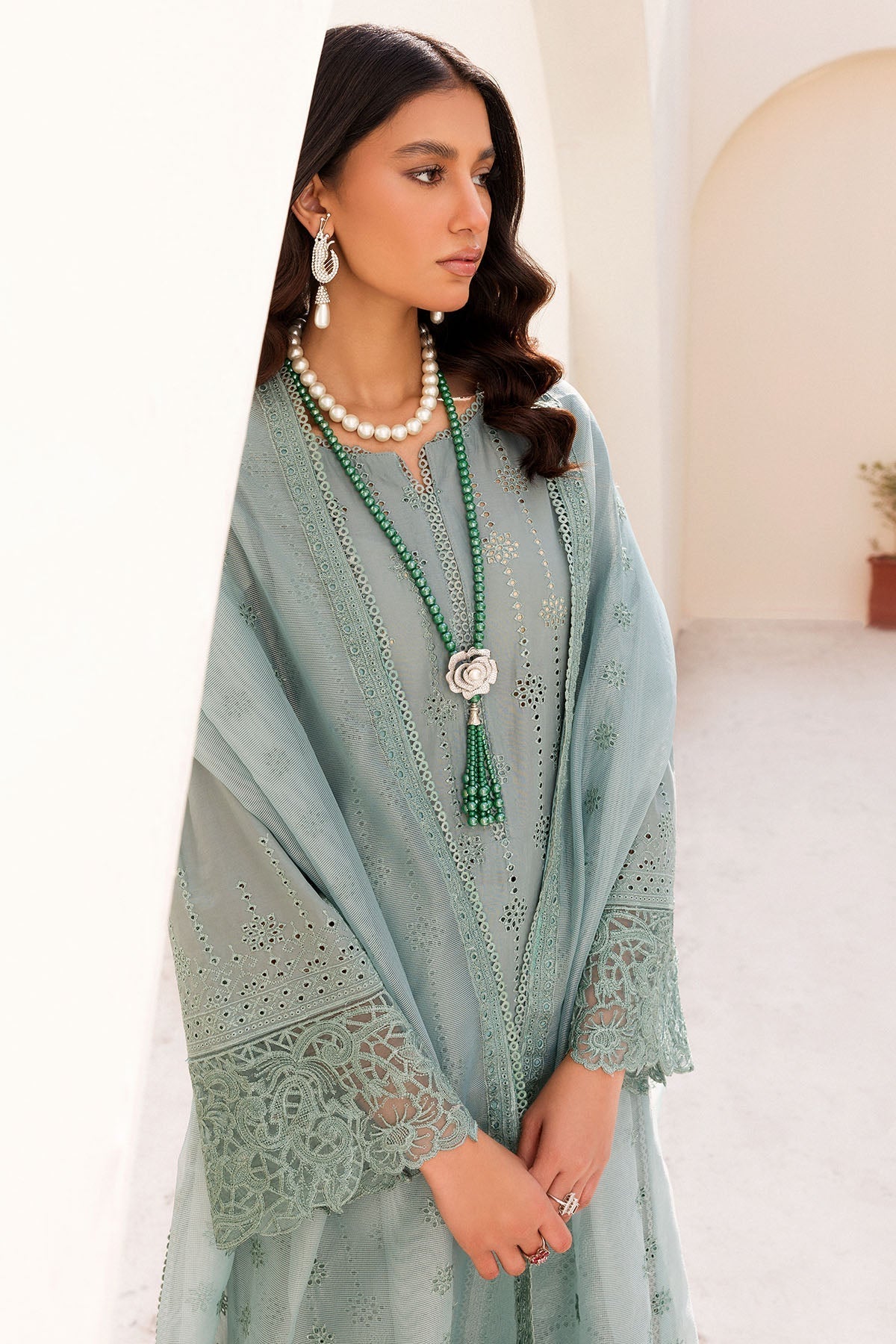 Motifz - 4236 - SARENA - EMBROIDERED - CAMBRIC - SaviiFashion.com